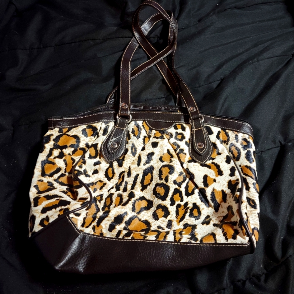 Lepard Print Handbag